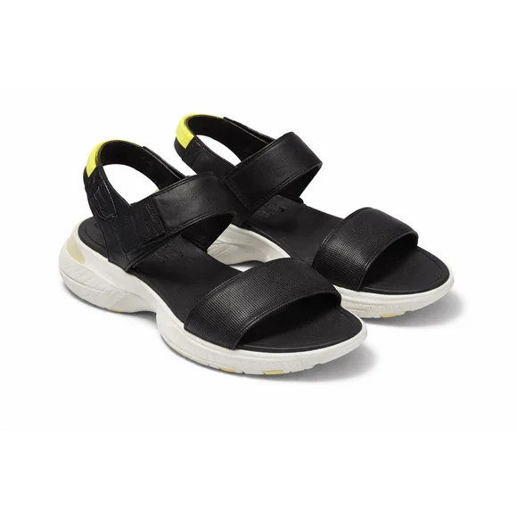 Sorel Kinetic Impact Slingback Sandals Black Platform Sporty Comfort Women's 9 - Picture 2 of 9